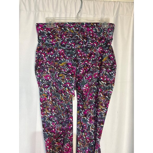 Lululemon Wunder Under High-Rise Leggings 7/8 Length Floral Pattern Multi-Color - Picture 3 of 8